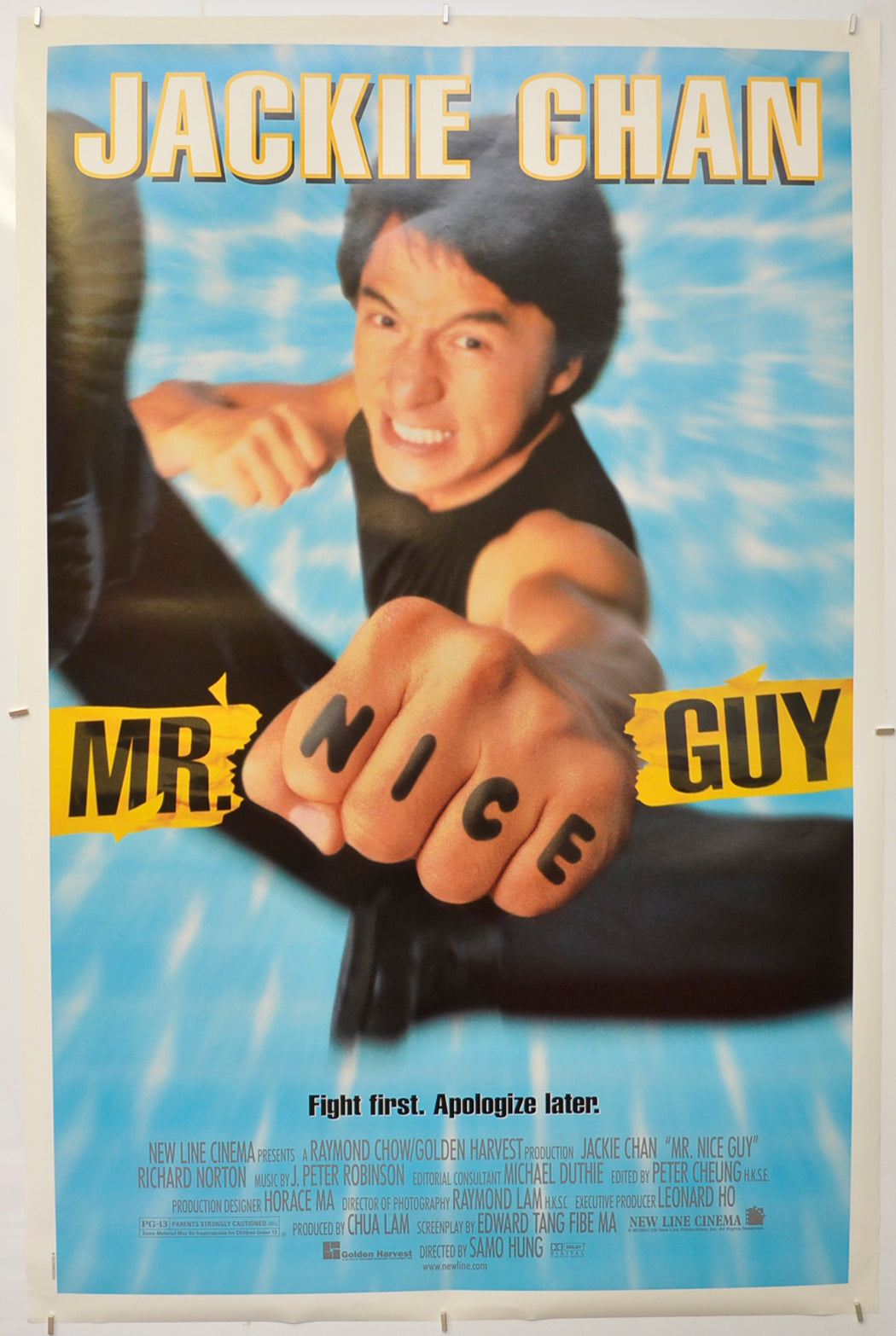 Mr. Nice Guy Original One Sheet Poster - Film Poster - Movie Poster