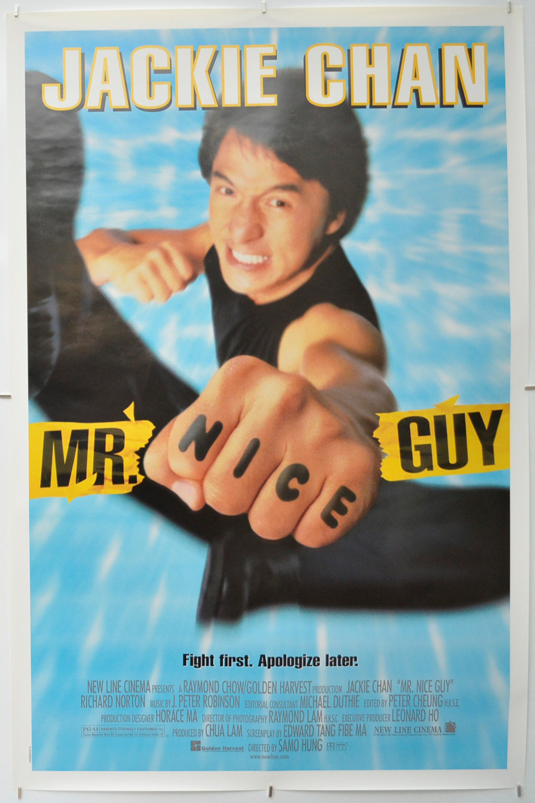 Mr. Nice Guy Original One Sheet Poster - Film Poster - Movie Poster