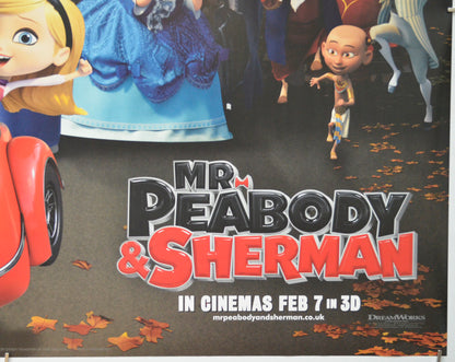 MR. PEABODY AND SHERMAN (Bottom Right) Cinema Quad Movie Poster 