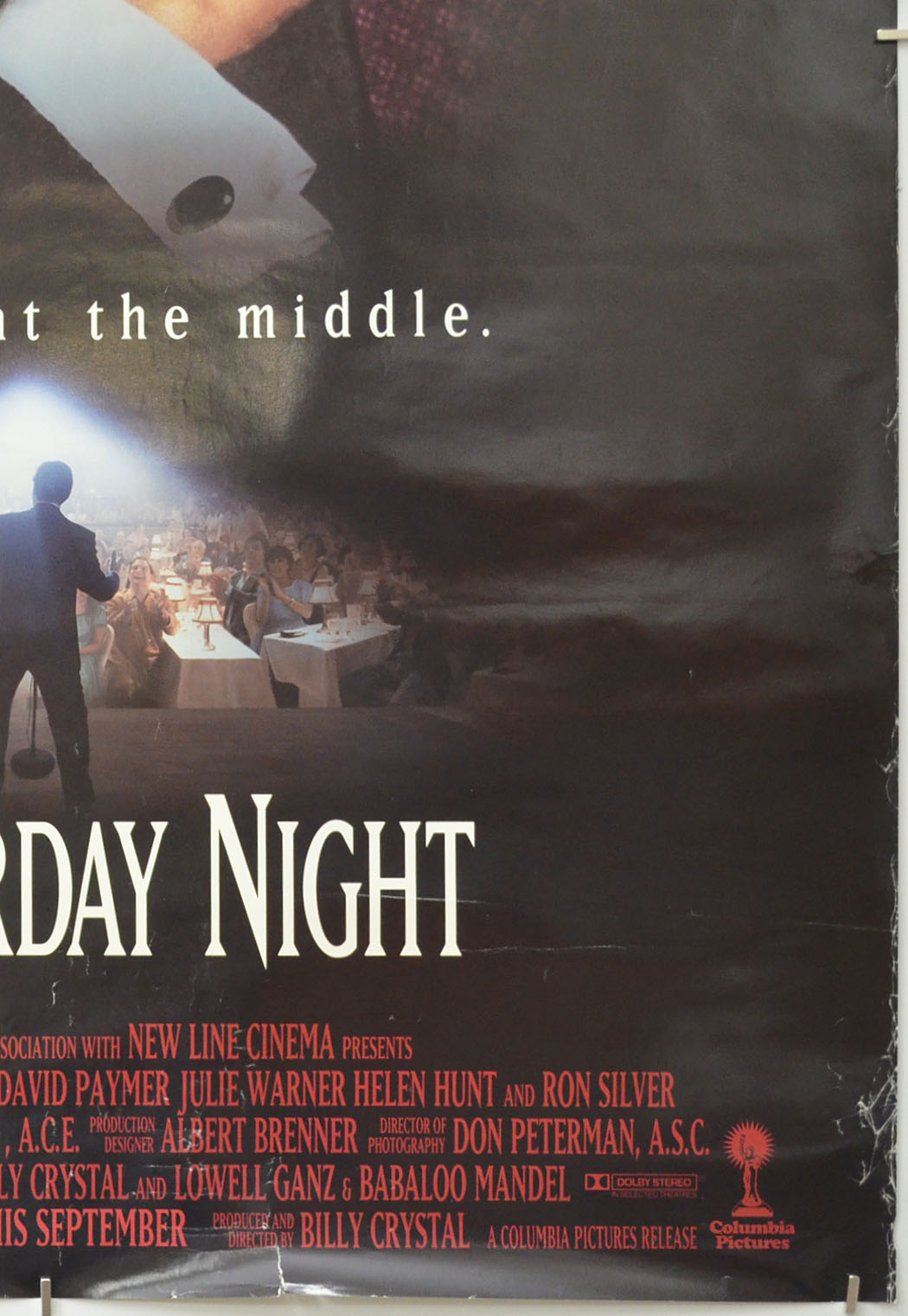 MR SATURDAY NIGHT (Bottom Right) Cinema One Sheet Movie Poster 