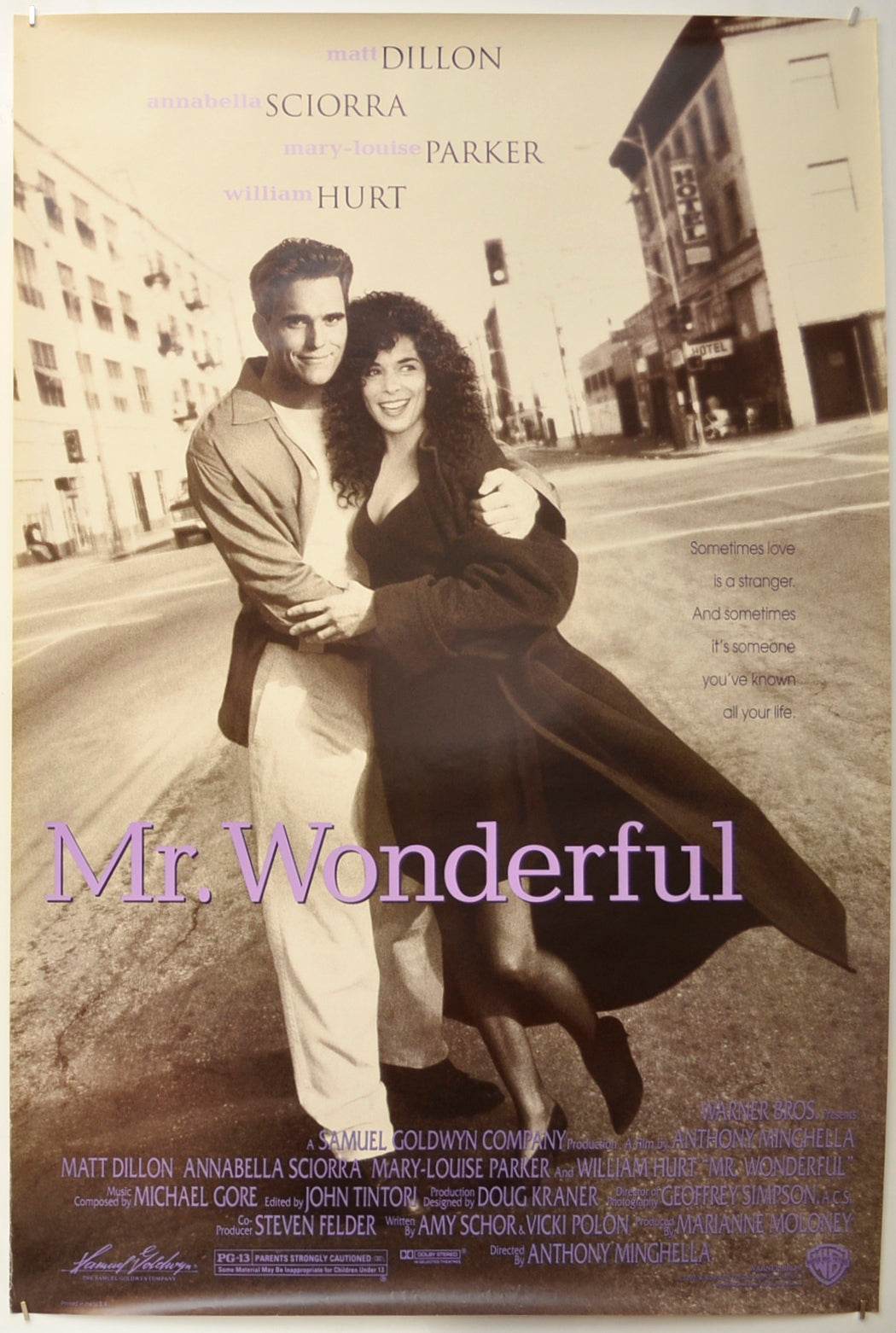 Mr. Wonderful Original One Sheet Poster - Film Poster - Movie Poster