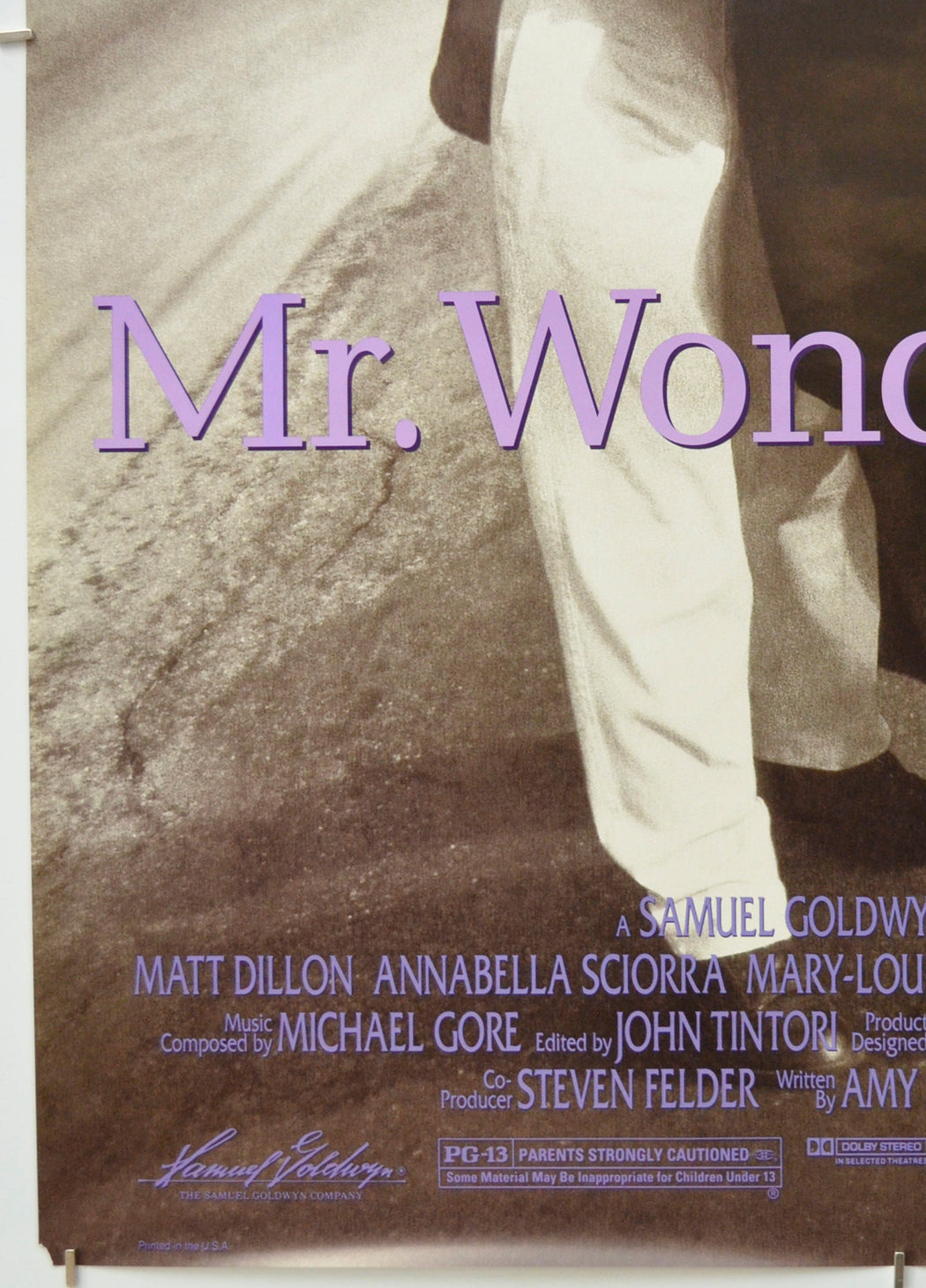 MR. WONDERFUL (Bottom Left) Cinema One Sheet Movie Poster 