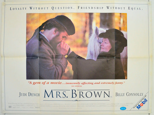 Mrs Brown Original British Quad Poster - Film Poster - Movie Poster 