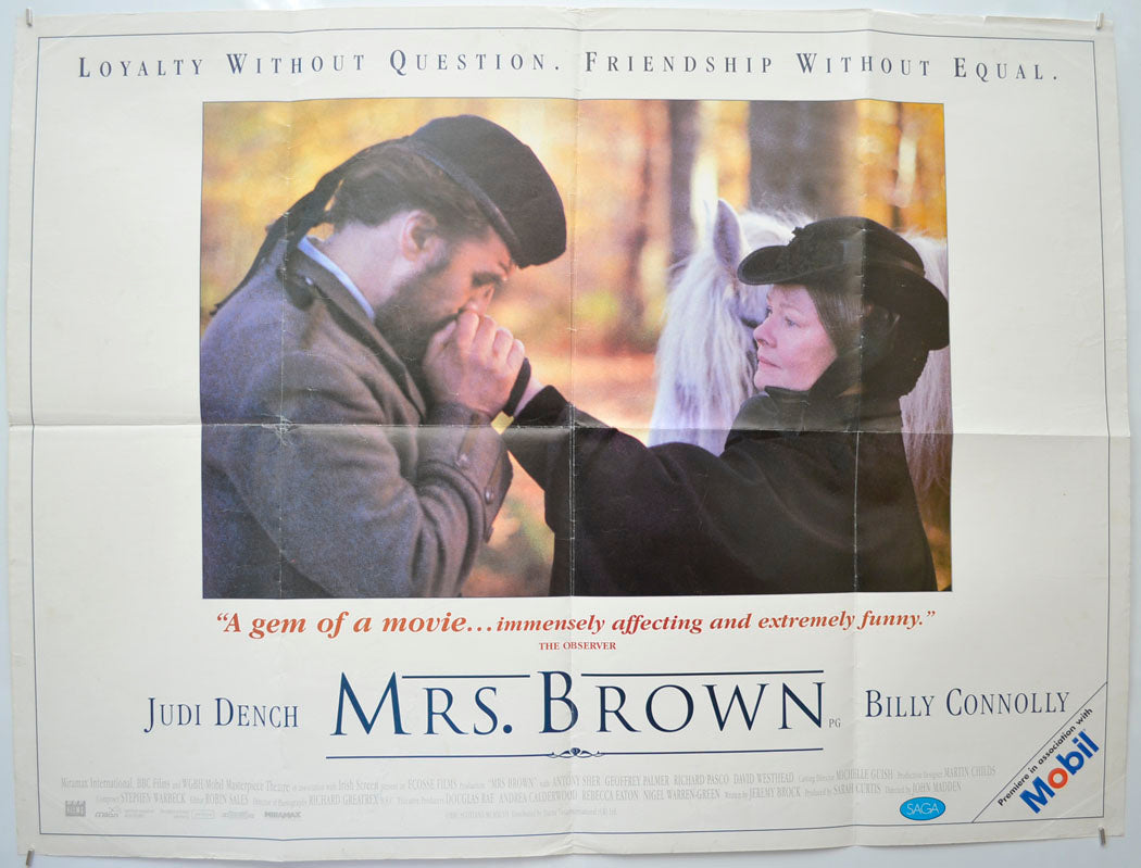 Mrs Brown Original Quad Poster - Film Poster - Movie Poster