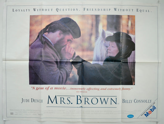 Mrs Brown  Original British Quad Poster - Film Poster - Movie Poster 