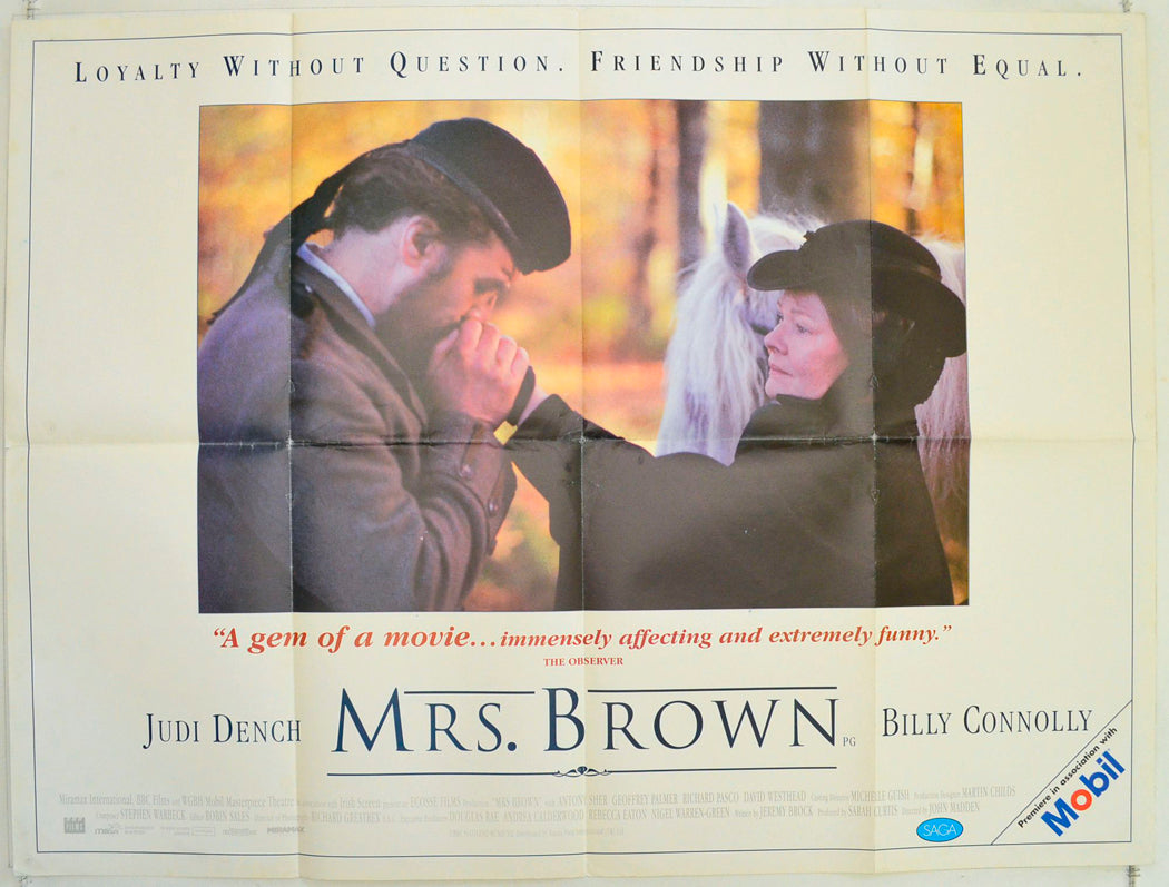 Mrs Brown Original British Quad Poster - Film Poster - Movie Poster 