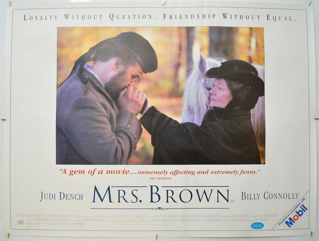 Mrs Brown Original Quad Poster - Film Poster - Movie Poster