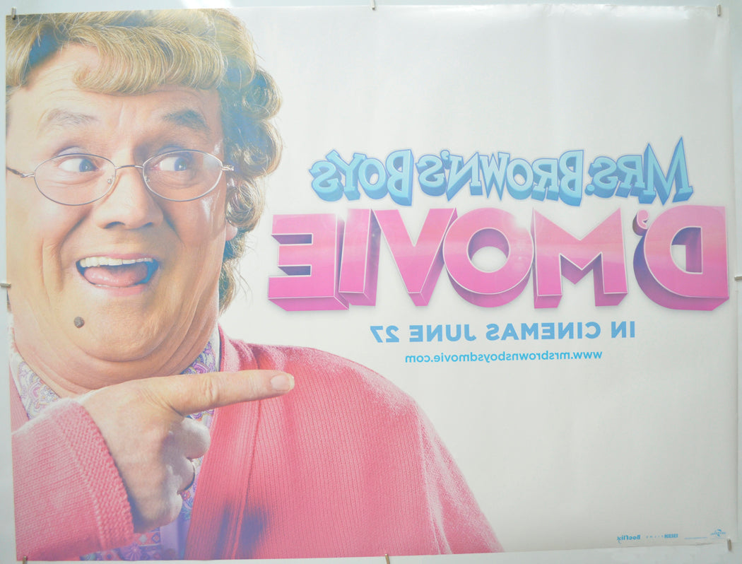 MRS BROWN’S BOYS D’MOVIE (Back) Cinema Quad Movie Poster 