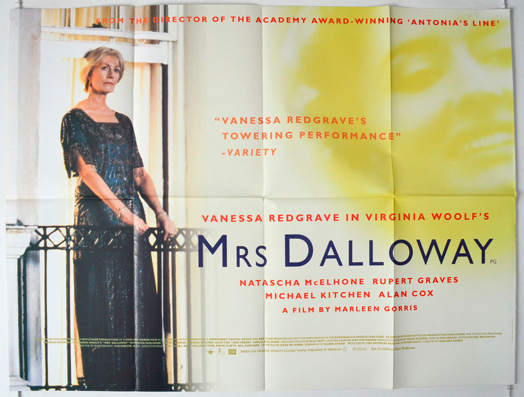 Mrs Dalloway Original British Quad Poster - Movie Poster