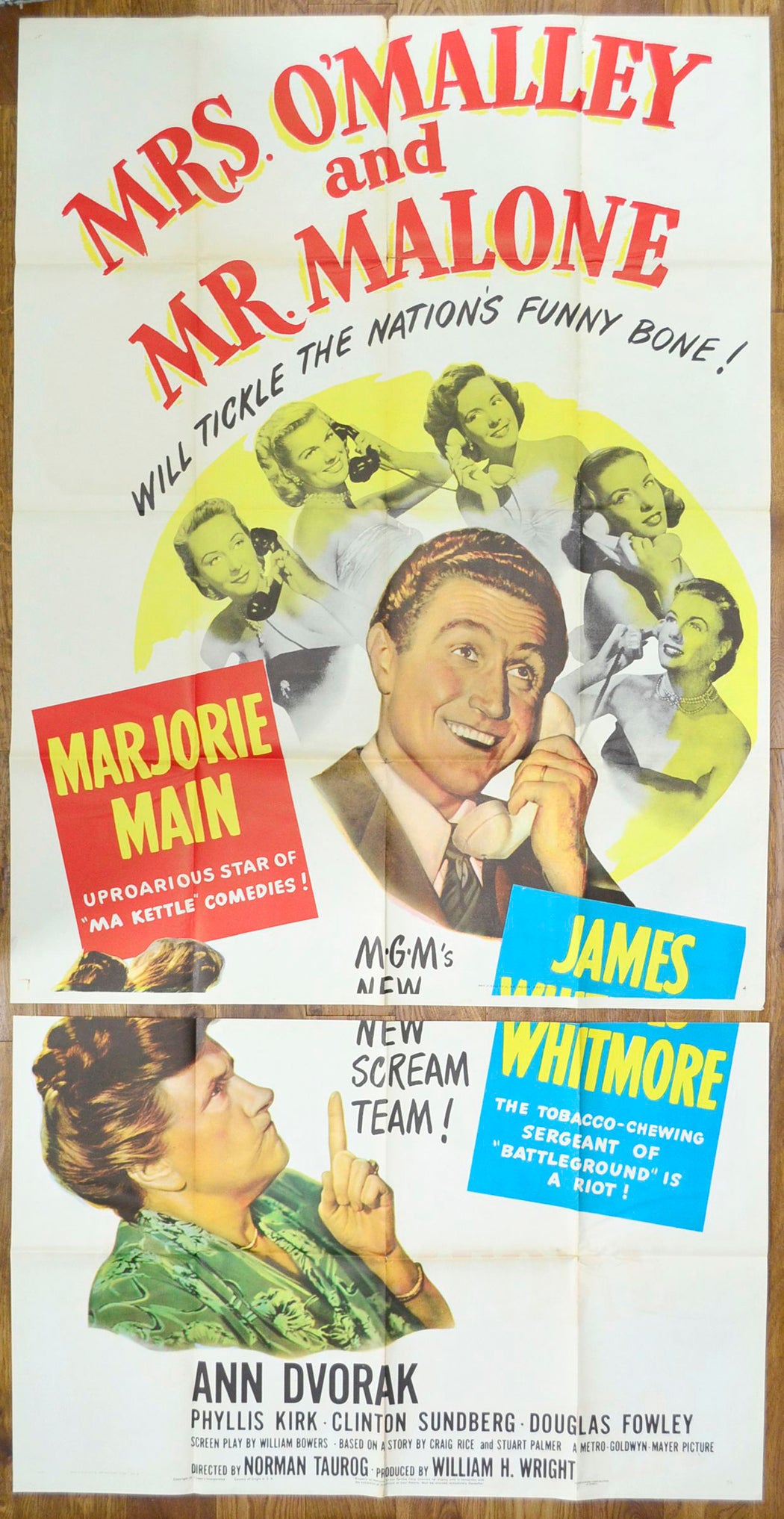 MRS. O’MALLEY AND MR. MALLONE – 3 Sheet Poster