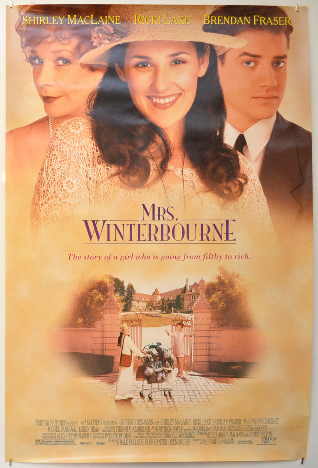 Mrs. Winterbourne  Original One Sheet Poster - Film Poster - Movie Poster