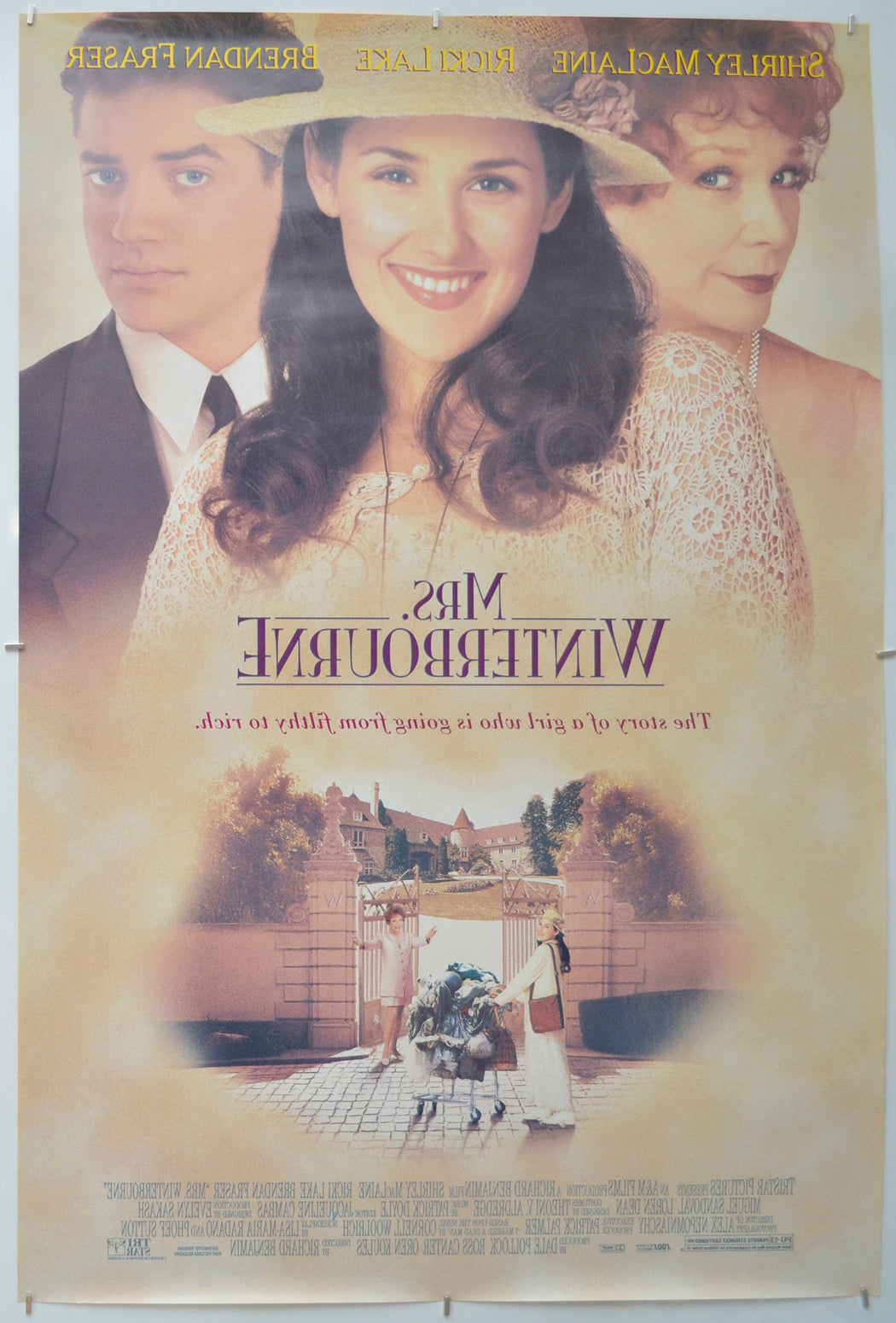 MRS. WINTERBOURNE (Back) Cinema One Sheet Movie Poster 