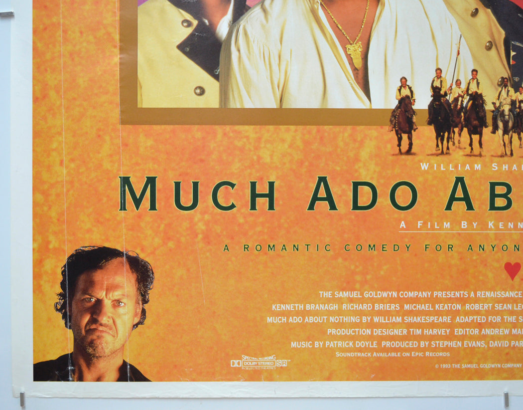 MUCH ADO ABOUT NOTHING (Bottom Left) Cinema Quad Movie Poster 