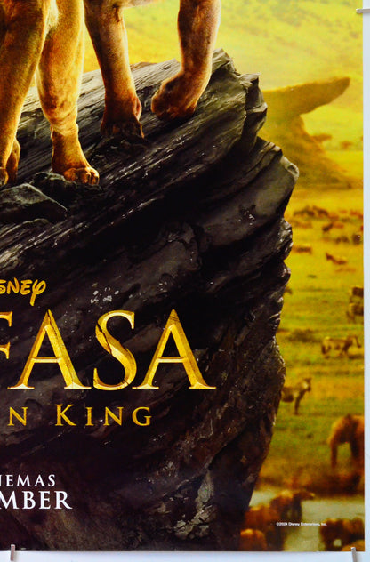 Mufasa: The Lion King (Bottom Right) Cinema One Sheet Movie Poster 