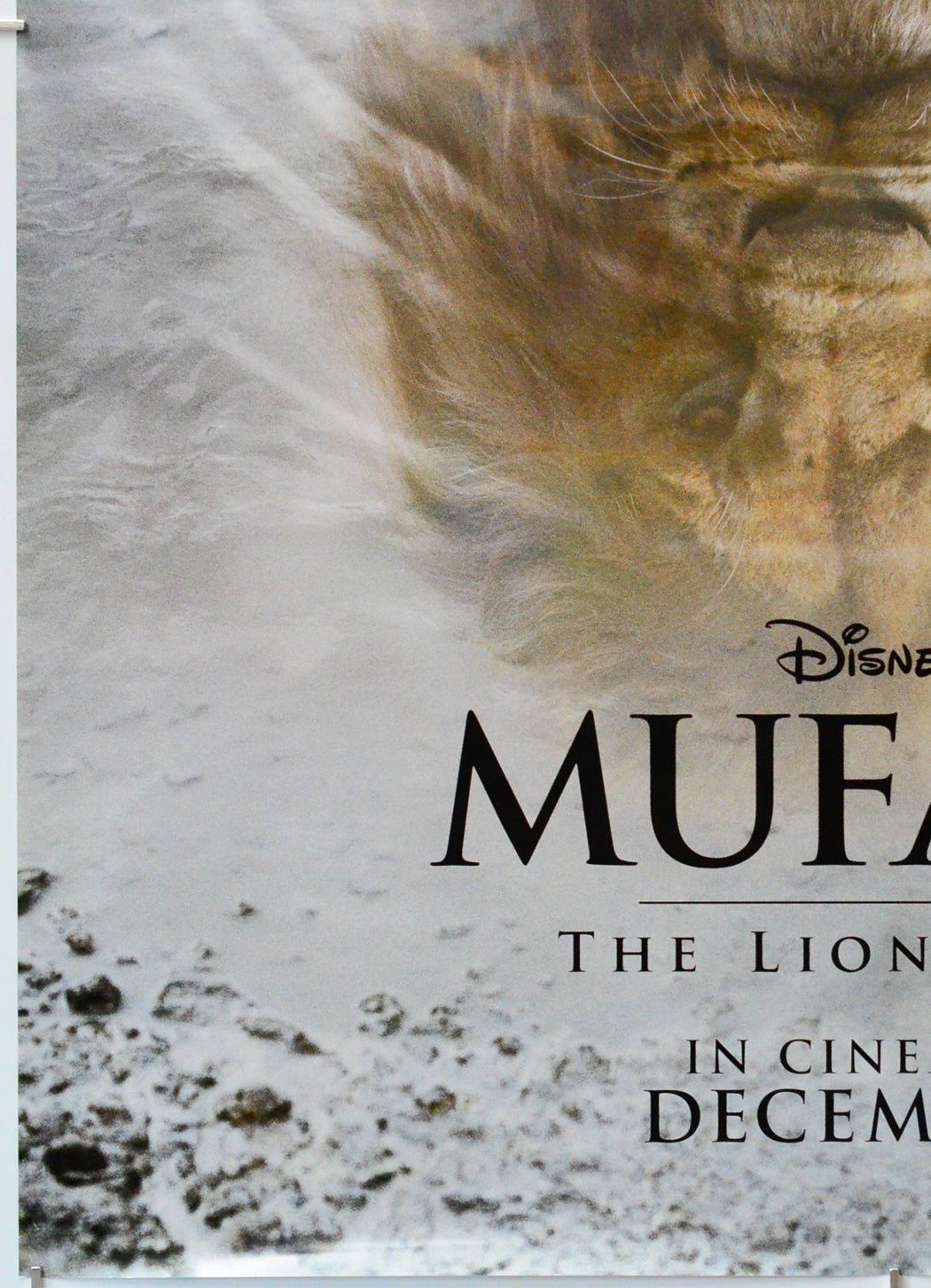 Mufasa: The Lion King (Bottom Left) Cinema One Sheet Movie Poster 