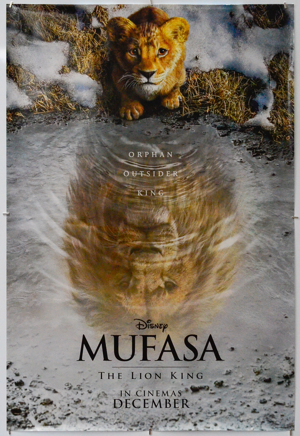 Mufasa: The Lion King - Original One Sheet Poster - Film Poster - Movie Poster 