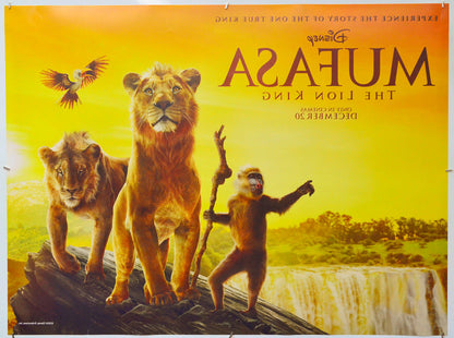 Mufasa: The Lion King (Back) Cinema Quad Movie Poster 