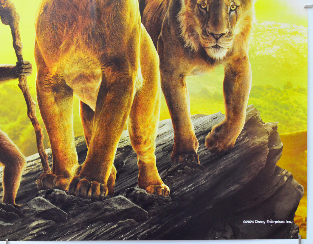 Mufasa: The Lion King (Bottom Right) Cinema Quad Movie Poster 
