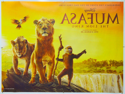 Mufasa: The Lion King (Back) Cinema Quad Movie Poster 