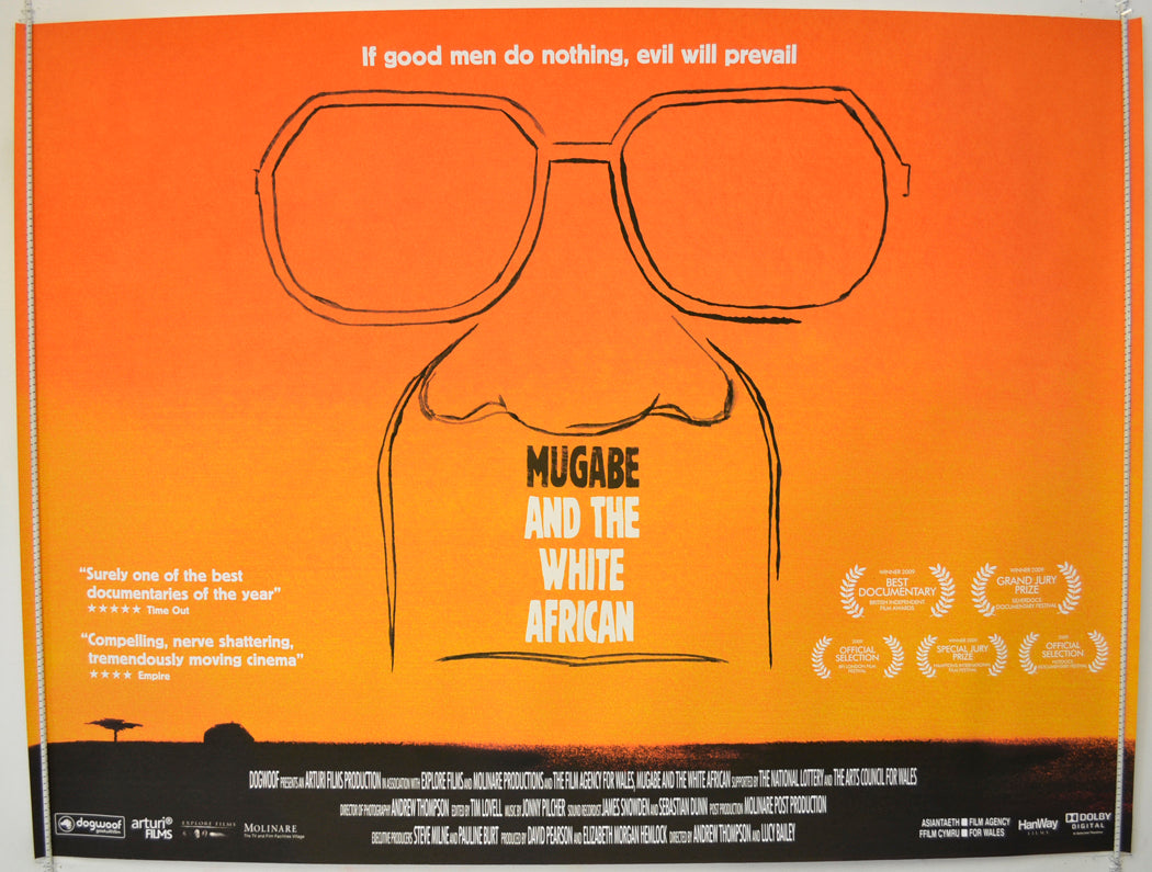 Mugabe And The White African  Original Quad Poster - Film Poster - Movie Poster