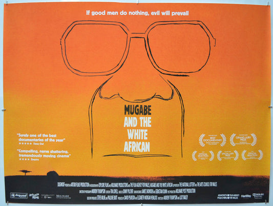 Mugabe And The White African Original Quad Poster - Film Poster - Movie Poster