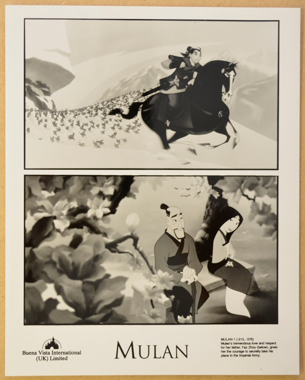 MULAN Original Cinema Press Kit – Press Still 02 