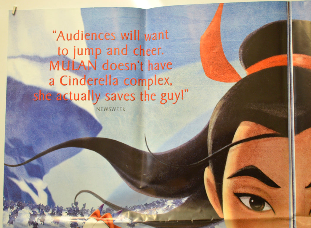 MULAN (Top Left) Cinema Quad Movie Poster 