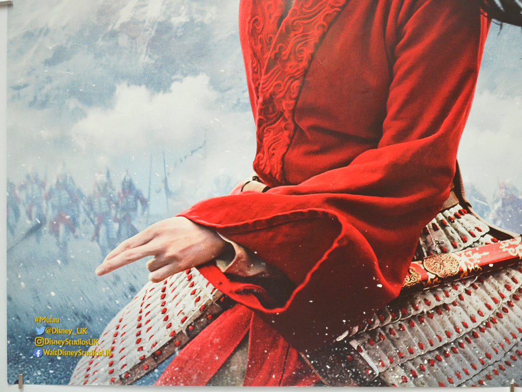 MULAN (Bottom Left) Cinema Quad Movie Poster 