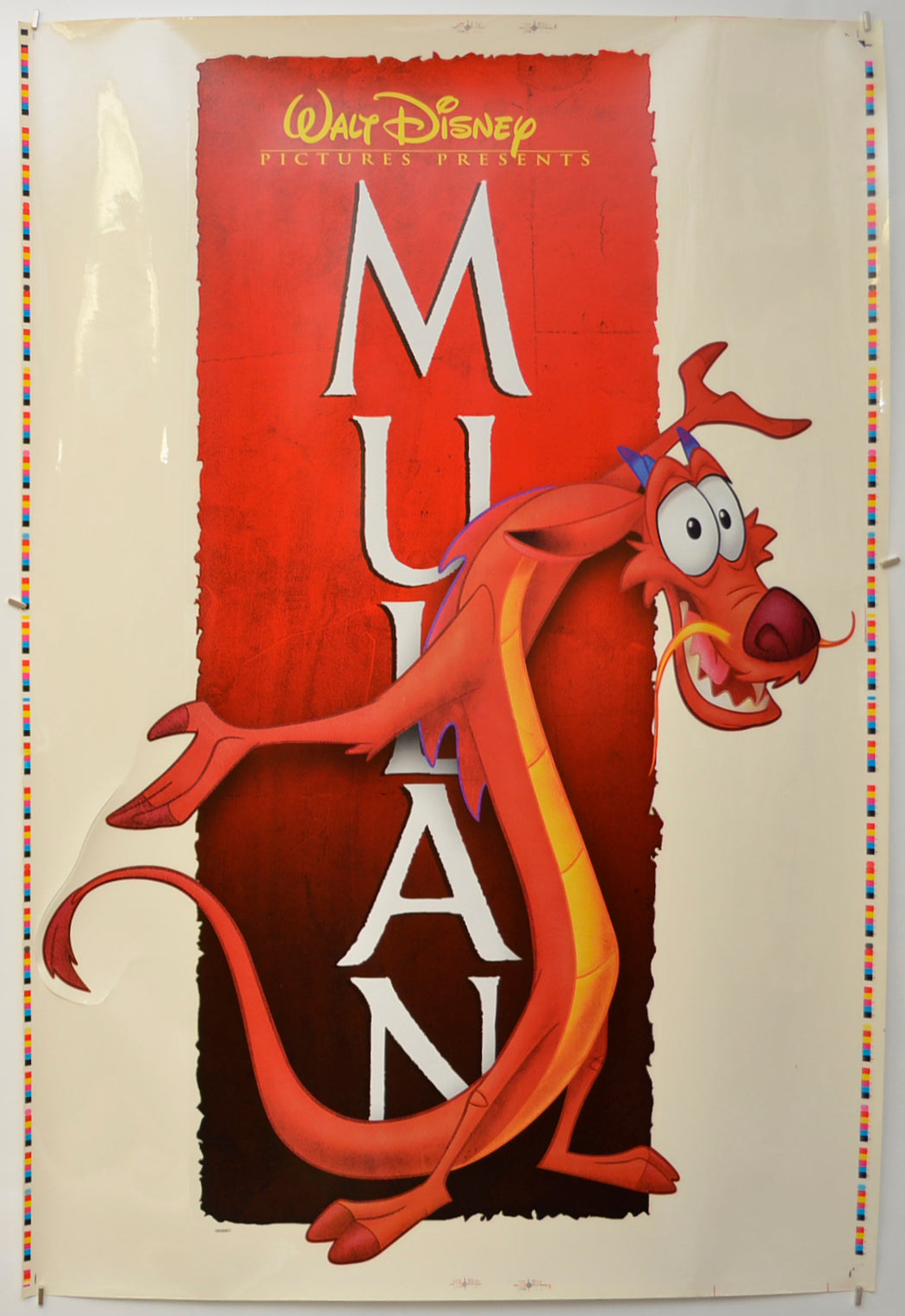 MULAN Cinema Window Cling Poster (C) 