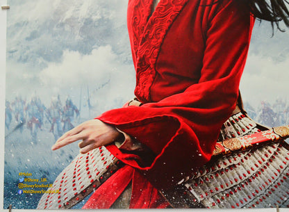 Mulan (Bottom Left) Cinema Quad Movie Poster 