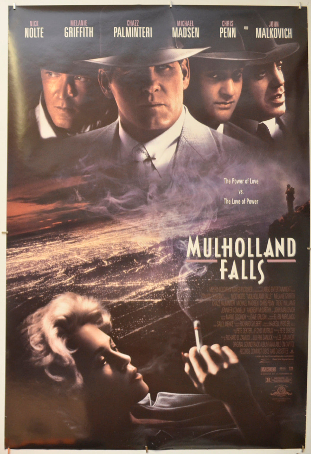 Mulholland Falls Original One Sheet Poster - Film Poster - Movie Poster  