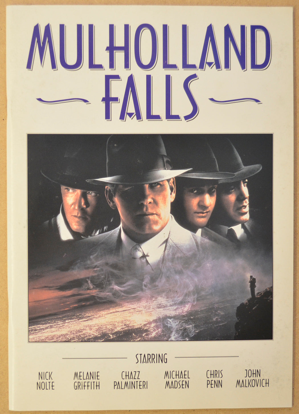 MULHOLLAND FALLS Original Cinema Press Kit – Production Info 