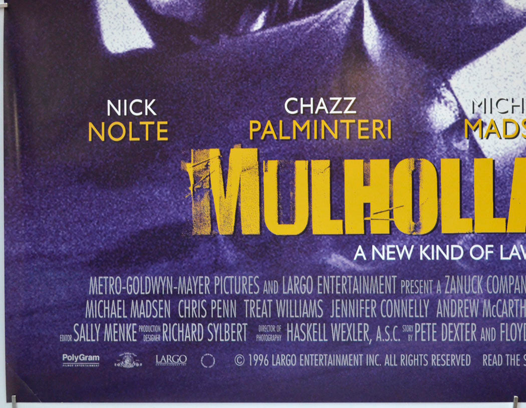 MULHOLLAND FALLS (Bottom Left) Cinema Quad Movie Poster 