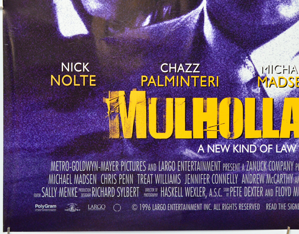 Mulholland Falls (Bottom Left) Cinema Quad Movie Poster 