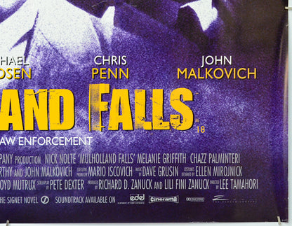 Mulholland Falls (Bottom Right) Cinema Quad Movie Poster 