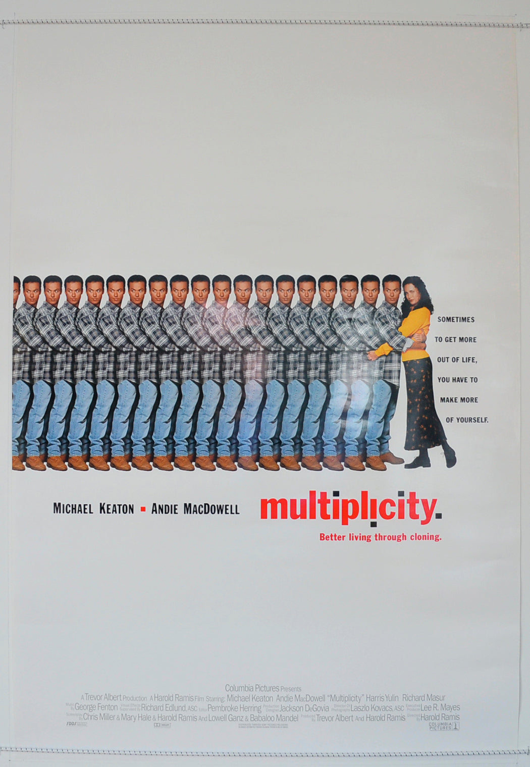 Multiplicity  Original One Sheet Poster - Film Poster - Movie Poster 