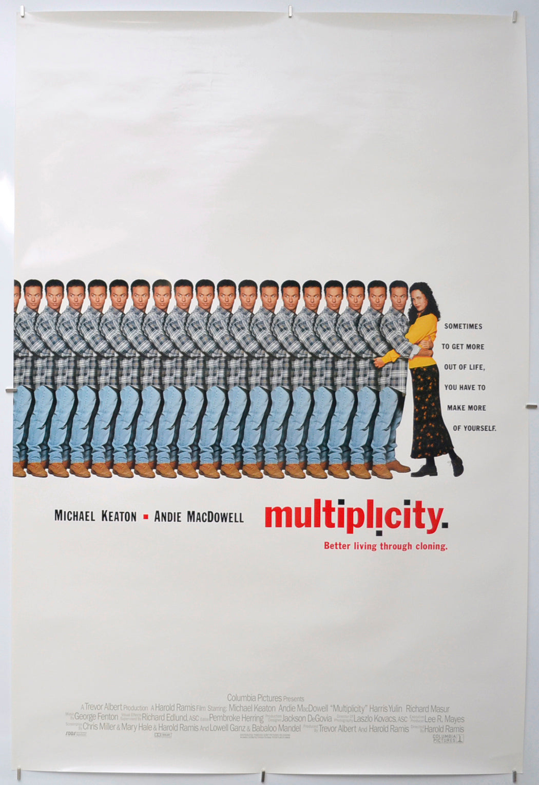 Multiplicity - Original One Sheet Poster - Film Poster - Movie Poster