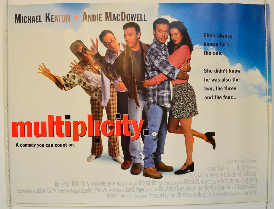 Multiplicity  Original British Quad Poster - Film Poster - Movie Poster 