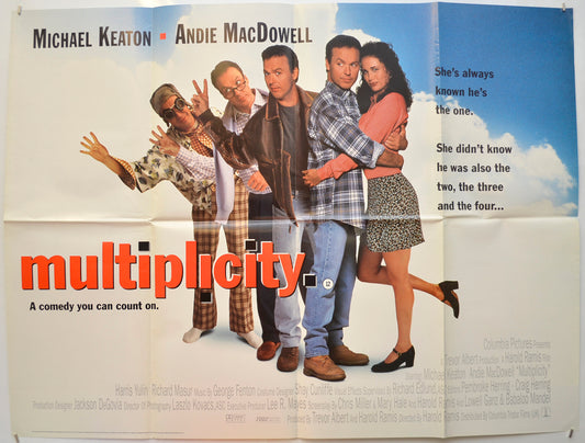 Multiplicity Original Quad Poster - Film Poster - Movie Poster