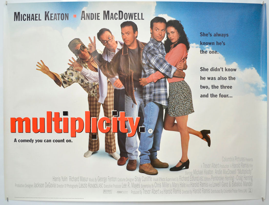 Multiplicity Original Quad Poster - Film Poster - Movie Poster