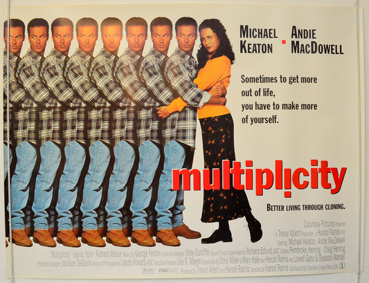 Multiplicity  Original British Quad Poster - Film Poster - Movie Poster 