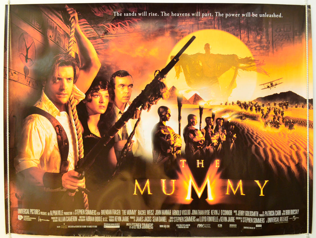 The Mummy  Original British Quad Poster - Film Poster - Movie Poster