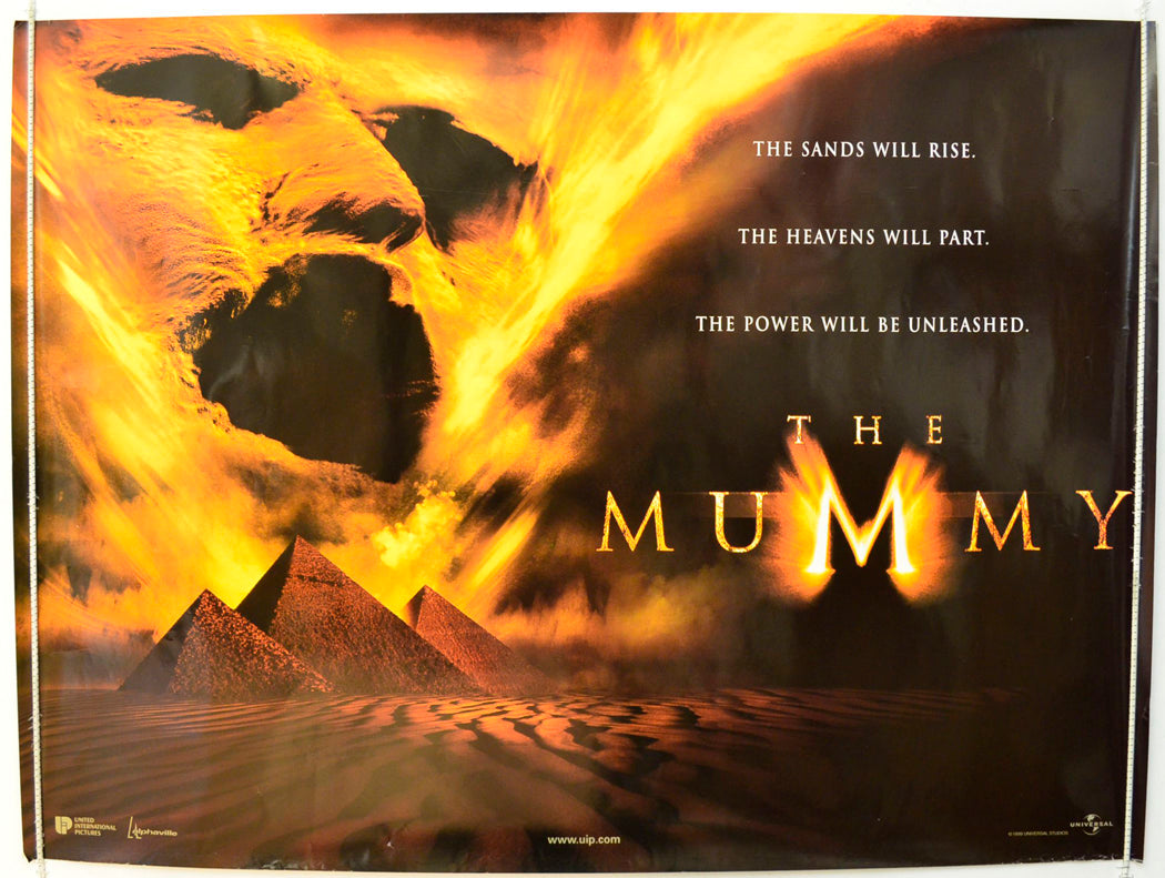 The Mummy   (Teaser / Advance Version) Original British Quad Poster - Film Poster - Movie Poster