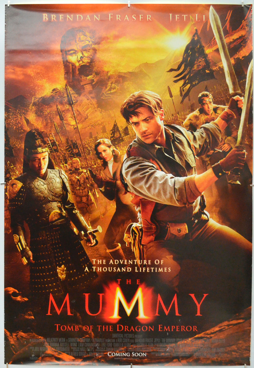 The Mummy : Tomb Of The Dragon Emperor Original One Sheet Poster - Film Poster - Movie Poster