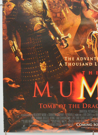 THE MUMMY : TOMB OF THE DRAGON EMPEROR (Bottom Left) Cinema One Sheet Movie Poster 