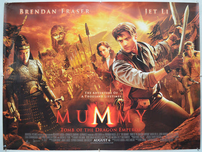 The Mummy : Tomb Of The Dragon Emperor Original Quad Poster - Film Poster - Movie Poster