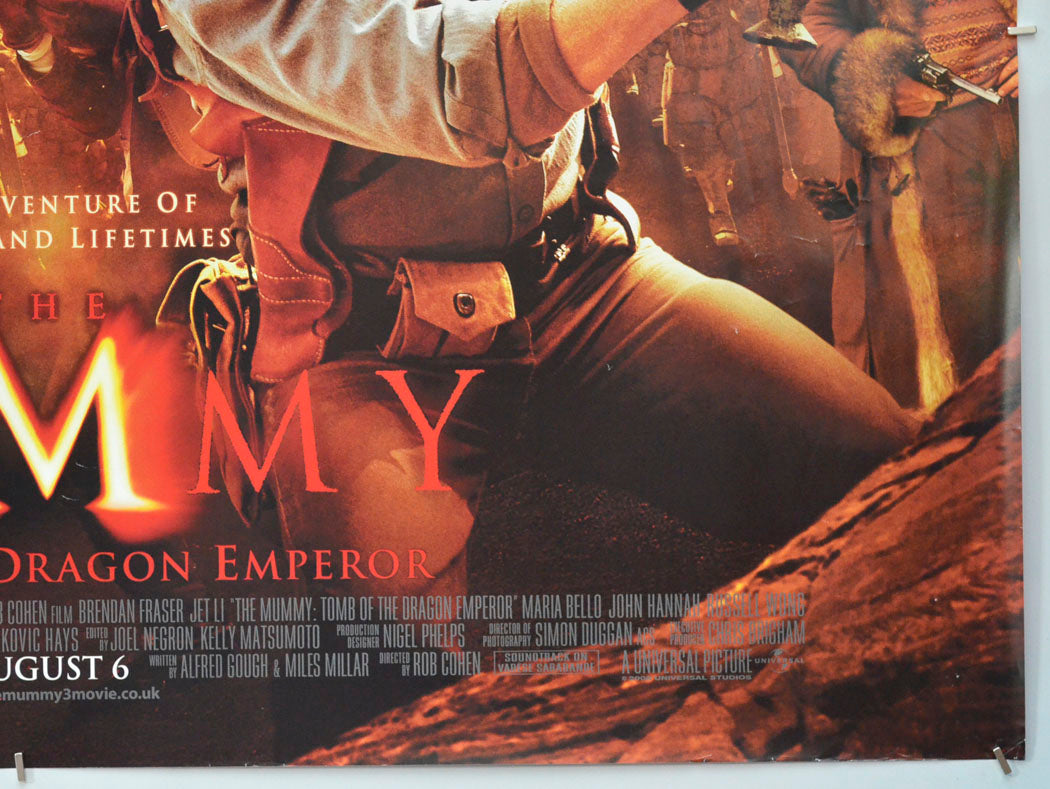 MUMMY : TOMB OF THE DRAGON EMPEROR (Bottom Right) Cinema Quad Movie Poster 