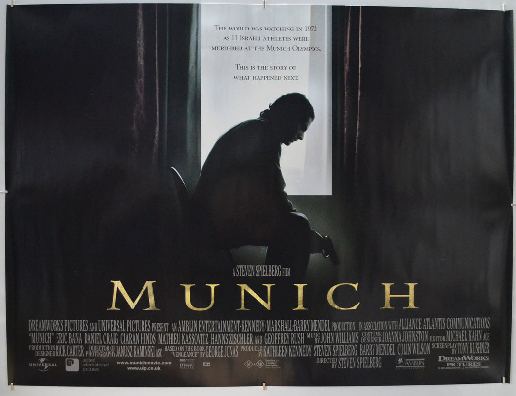 Munich - Original Quad Poster - Film Poster - Movie Poster