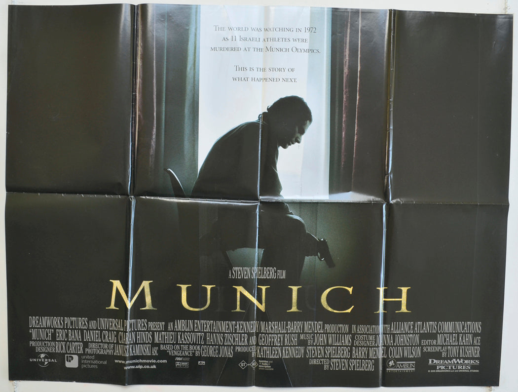 Munich   Original Quad Poster - Film Poster - Movie Poster 