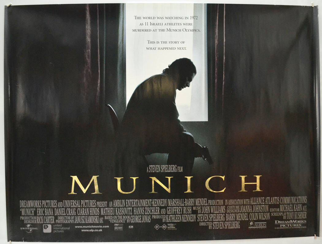 Munich  Original Quad Poster - Film Poster - Movie Poster